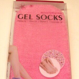 Moisturizing Spa Gel Socks New in Box Pink